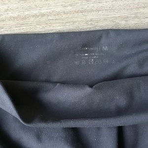 Black maternity full length leggings with pockets, small with plenty of room